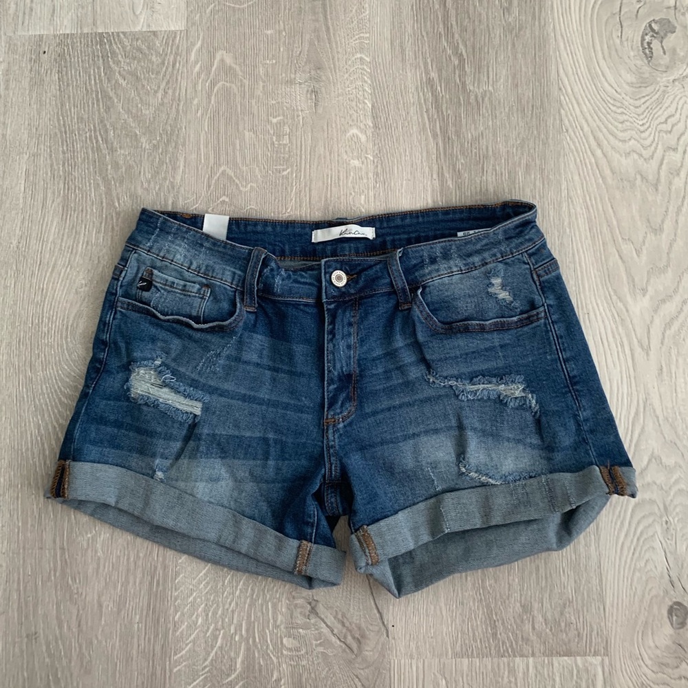 KanCan distressed shorts
